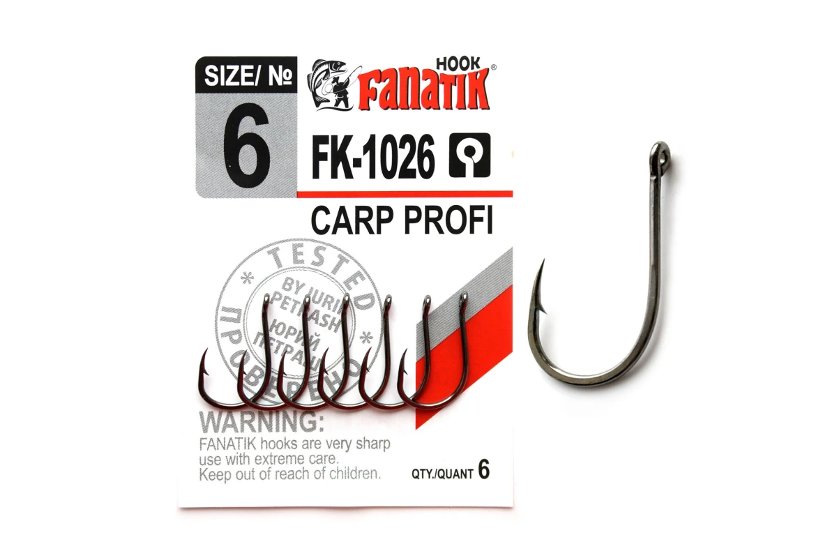 Fanatik FK-1026 Carp Pro Hook - FK-1026-6S