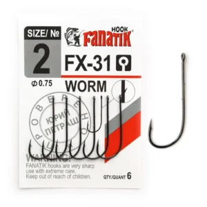 Fanatik FF-31 / FX-31 Worm Hook - FX-31-2S