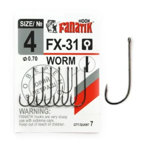 Fanatik FF-31 / FX-31 Worm Hook - FX-31-4S