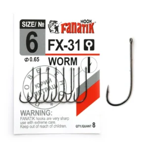 Fanatik FF-31 / FX-31 Worm Hook - FX-31-6S