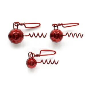 Fanatik Screw-In Spiral Jig Head Set - FW-KRK-10-RED